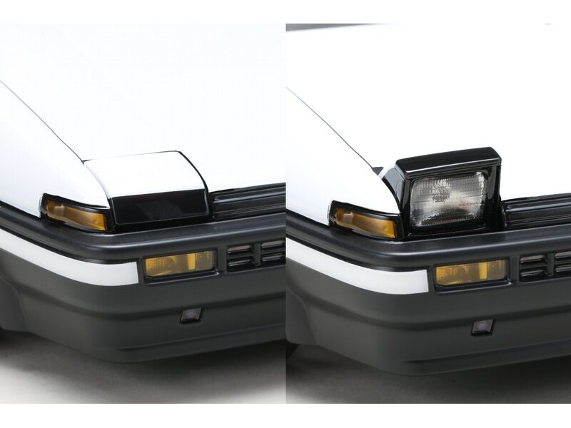 Yokomo SD-AE86T3B - Toyota AE86 Sprinter Trueno 3dr Clear Body Set