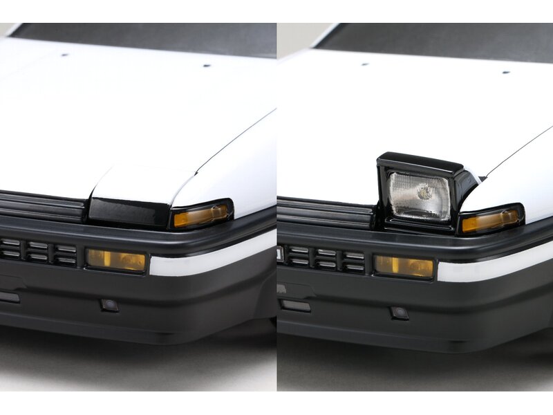 Yokomo SD-AE86T3B - Toyota AE86 Sprinter Trueno 3dr Clear Body Set