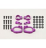 Yokomo RD-415SAP - Aluminium Adjustable Front Steering Block Set / Purple
