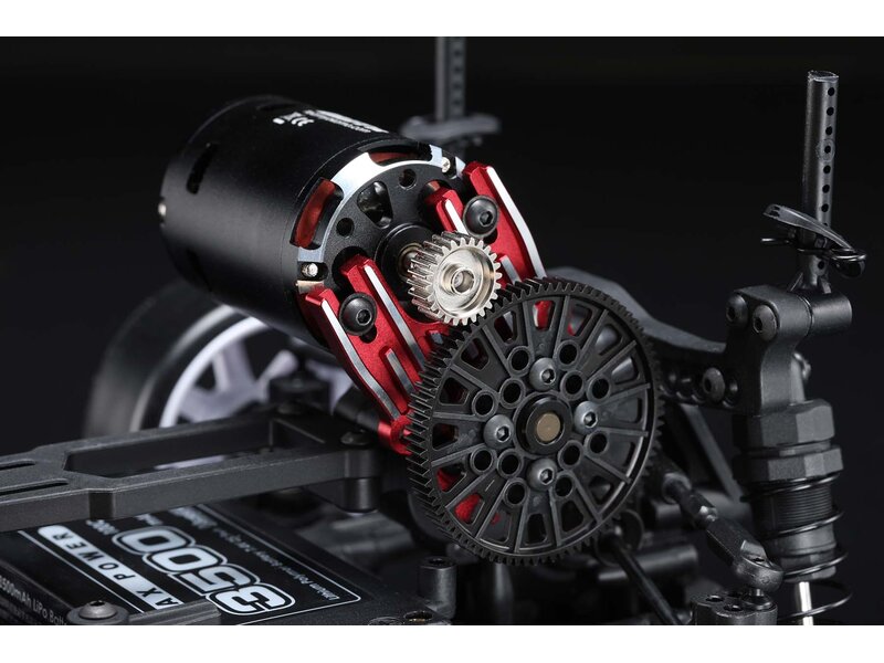 Yokomo RD-304R - Aluminium Heat Sink Motor Mount / Red