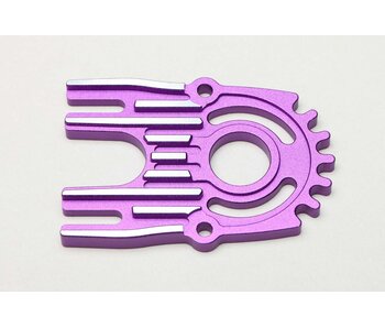 Yokomo Aluminium Heat Sink Motor Mount / Purple