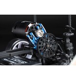 Yokomo RD-304BL - Aluminium Heat Sink Motor Mount / Blue