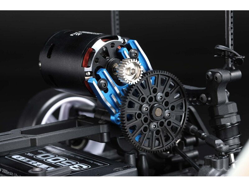 Yokomo RD-304BL - Aluminium Heat Sink Motor Mount / Blue