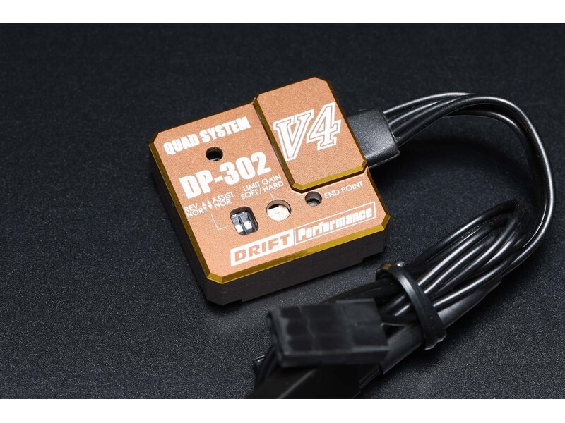 Yokomo DPP-302V4BZ - Drift Performance DP-302V4P Steering Gyro 3CH - Bronze