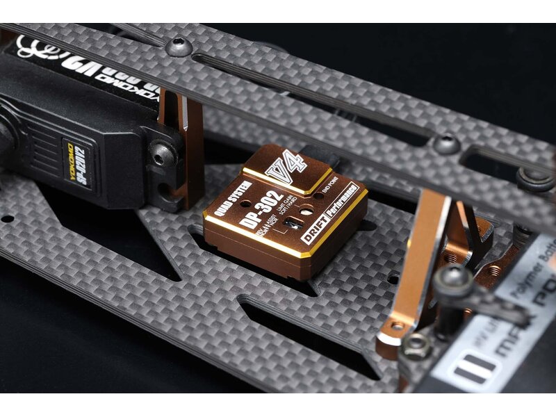 Yokomo DPP-302V4BZ - Drift Performance DP-302V4P Steering Gyro 3CH - Bronze