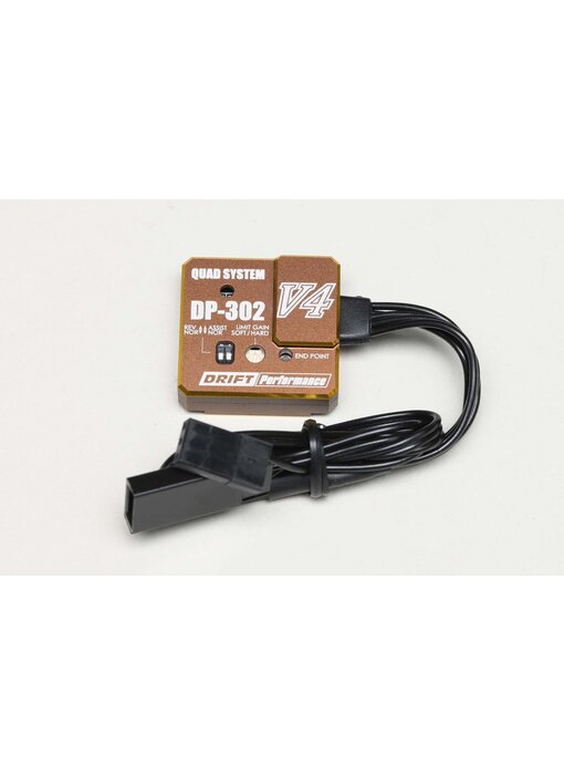 Yokomo Drift Performance DP-302V4P Steering Gyro 3CH - Bronze