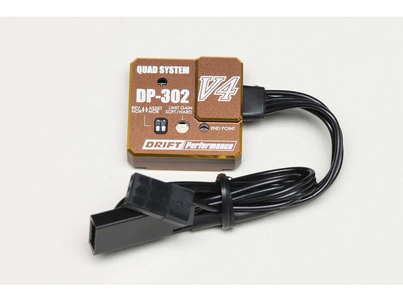 Yokomo DPP-302V4BZ - Drift Performance DP-302V4P Steering Gyro 3CH - Bronze