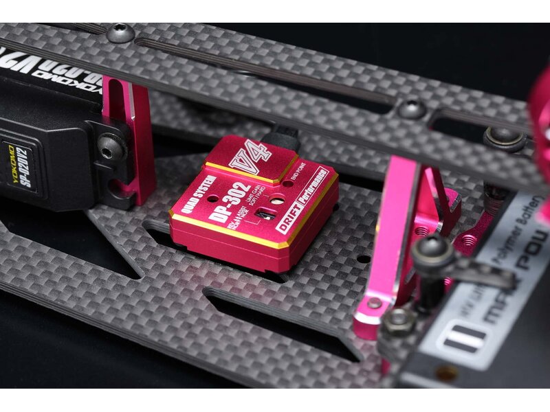 Yokomo DPP-302V4PI - Drift Performance DP-302V4P Steering Gyro 3CH - Pink