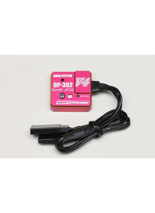 Yokomo Drift Performance DP-302V4P Steering Gyro 3CH - Pink