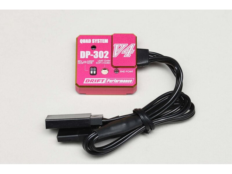 Yokomo DPP-302V4PI - Drift Performance DP-302V4P Steering Gyro 3CH - Pink