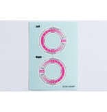 ReveD Wheel Sticker for RW-GA18 / Color: White/Pink