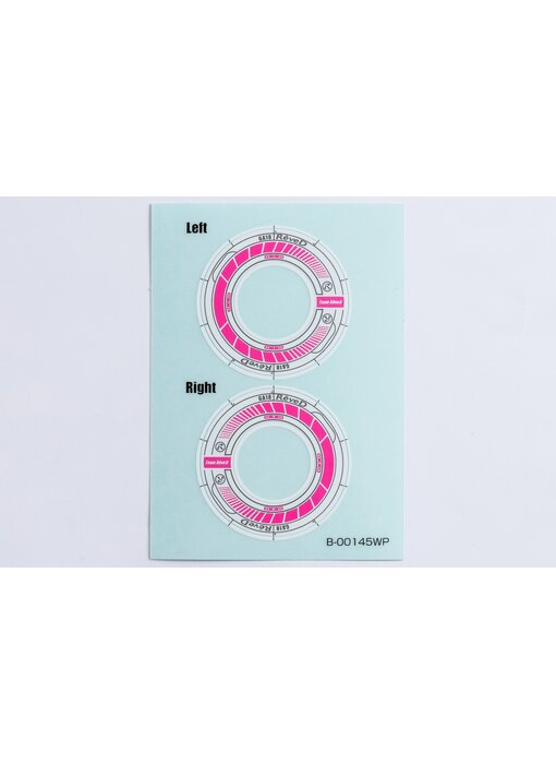 ReveD Wheel Sticker for RW-GA18 / White/Pink