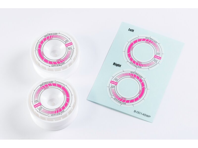 ReveD Wheel Sticker for RW-GA18 / Color: White/Pink
