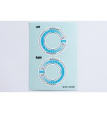 ReveD Wheel Sticker for RW-GA18 / Color: White/Blue