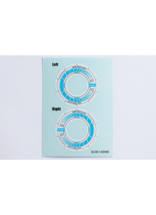ReveD Wheel Sticker for RW-GA18 / White/Blue