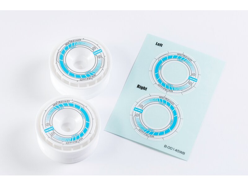 ReveD Wheel Sticker for RW-GA18 / Color: White/Blue