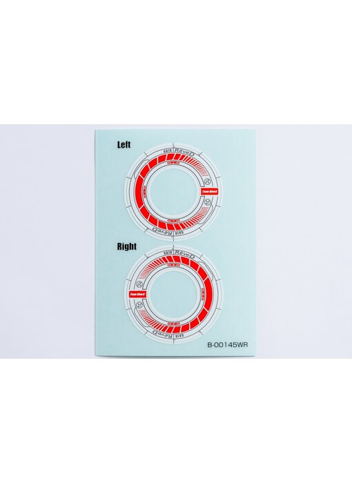 ReveD Wheel Sticker for RW-GA18 / White/Red