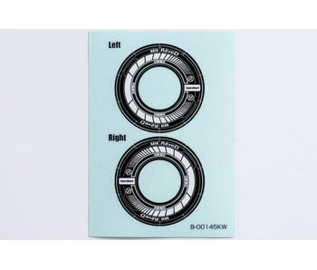 ReveD Wheel Sticker for RW-GA18 / Black/Yellow