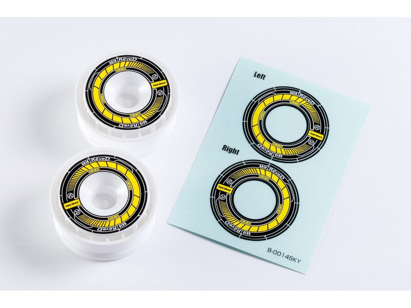 ReveD Wheel Sticker for RW-GA18 / Color: Black/Yellow
