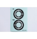 ReveD Wheel Sticker for RW-GA18 / Color: Black/White