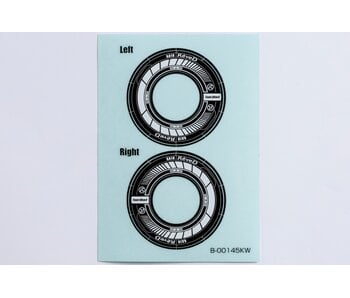 ReveD Wheel Sticker for RW-GA18 / Black/White