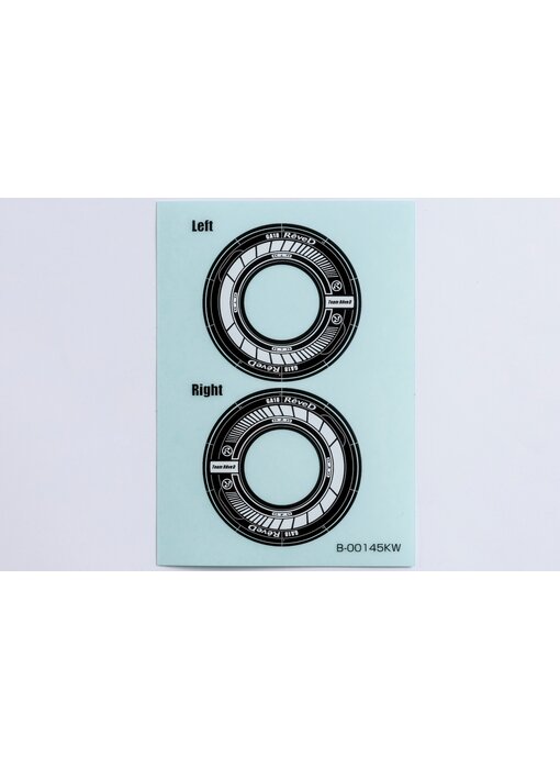 ReveD Wheel Sticker for RW-GA18 / Black/White