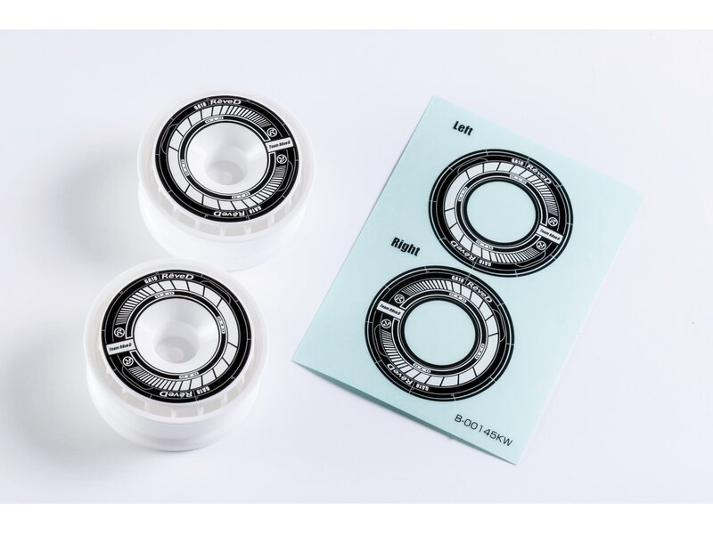 ReveD Wheel Sticker for RW-GA18 / Color: Black/White