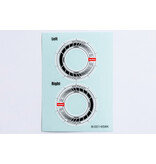 ReveD Wheel Sticker for RW-GA18 / Color: White/Black