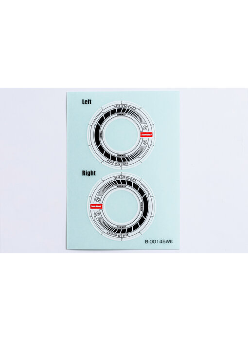ReveD Wheel Sticker for RW-GA18 / White/Black