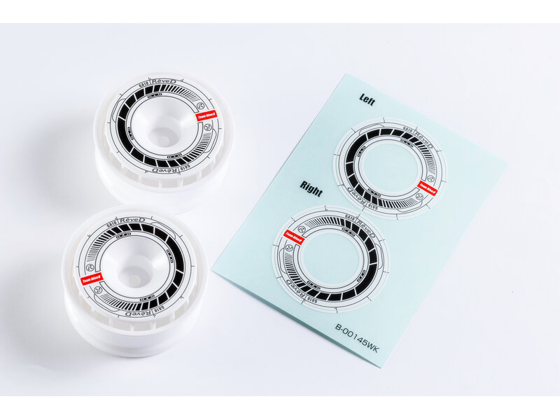 ReveD Wheel Sticker for RW-GA18 / Color: White/Black