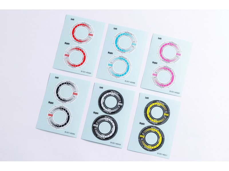 ReveD Wheel Sticker for RW-GA18 / Color: White/Pink