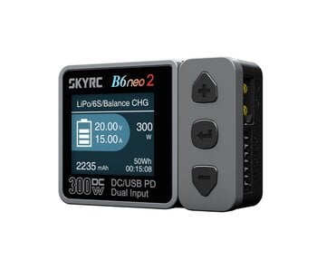 SkyRC B6neo 2 LiPo Charger Grey 1-6s 15A 80W PD/DC