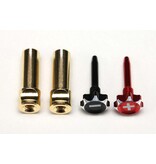 Yokomo RP-124-5 - Racing Performer Quick-Lock Connector Europian Plug Set φ5mm (2pcs)