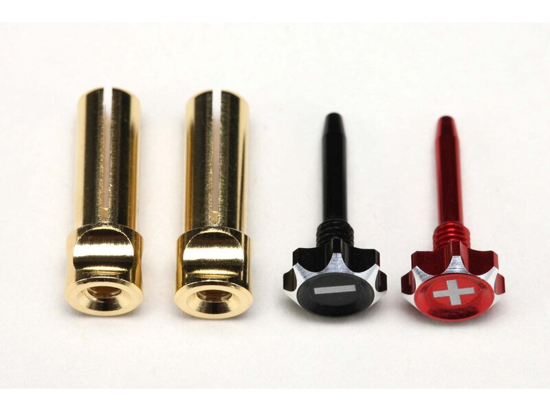 Yokomo RP-124-5 - Racing Performer Quick-Lock Connector Europian Plug Set φ5mm (2pcs)