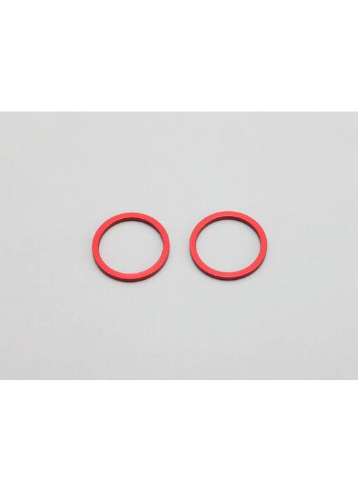 Yokomo Aluminium Joint Ring for Differential / Solid Axle - Red (2pcs)