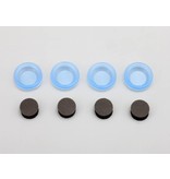 Yokomo YS-8DMHA - Bladder Hard Silicone Type - Clear Blue (4pcs)