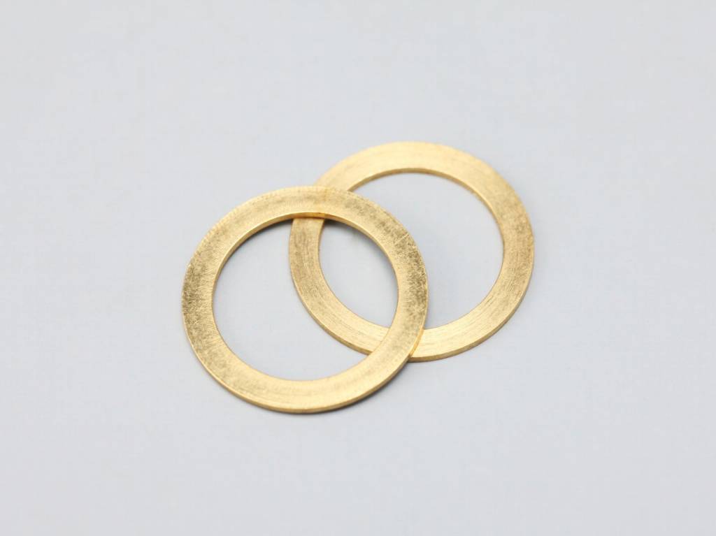 Yokomo Zc S80b Drive Gear Shim Brass F8 2mm X F11 0mm X 0 50mm 2pcs Drifted