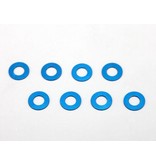 Yokomo ZC-A3605A - Aluminium Shim φ3.0mm x φ6.0mm x 0.5mm - Blue (8pcs)