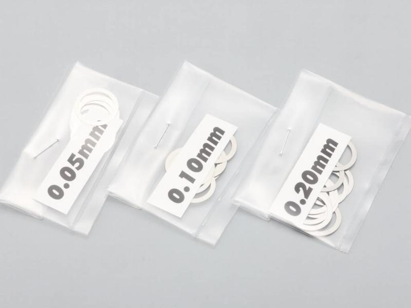Yokomo Zc S100s Stainless Spacer Shim Set F10 0mm 0 05mm 0 10mm 0 mm X 10 Drifted