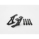 Aluminium Wing Stay Low Version - Black (1set)