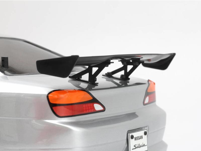 Yokomo D-057LA - Aluminium Wing Stay Low Version - Black (1set)