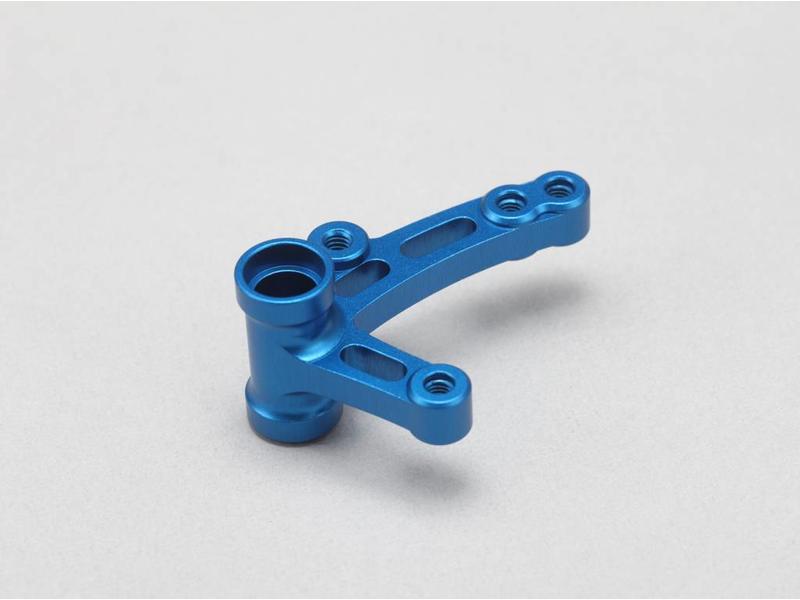 Yokomo D-128R - Aluminum Steering Bell Crank L-Type - Blue