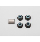 Yokomo SD-011A - Wheel Hub Pin and Wheel Nut Set (4set)