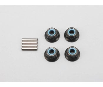 Yokomo Wheel Hub Pin and Wheel Nut Set (4set)