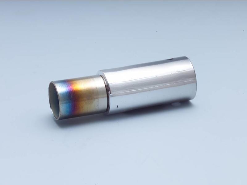 Yokomo SD-ACMC2A - Steel Muffler Tip Burned Look (1pc)