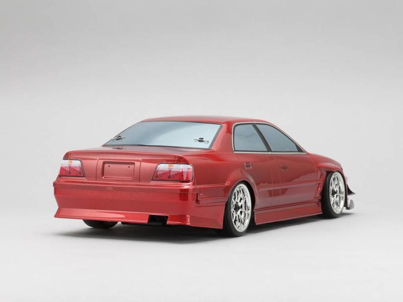 Yokomo SD-KU2BA - Drift Body Toyota Chaser JZX100 - Goodyear Racing / Kunny’z (Graphic / Decal Less)