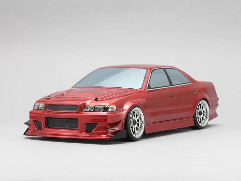 Yokomo SD-KU2BA - Drift Body Toyota Chaser JZX100 - Goodyear Racing / Kunny’z (Graphic / Decal Less)