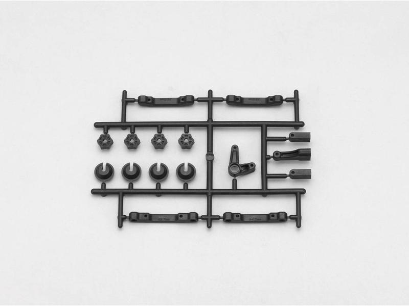 Yokomo Y4-301 - Suspension Mounts / Wheel Hub / Servo Mount / Steering Bell Crank Set - DISCONTINUED