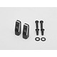 Aluminium Servo Mount - Black Edge Design (2pcs)