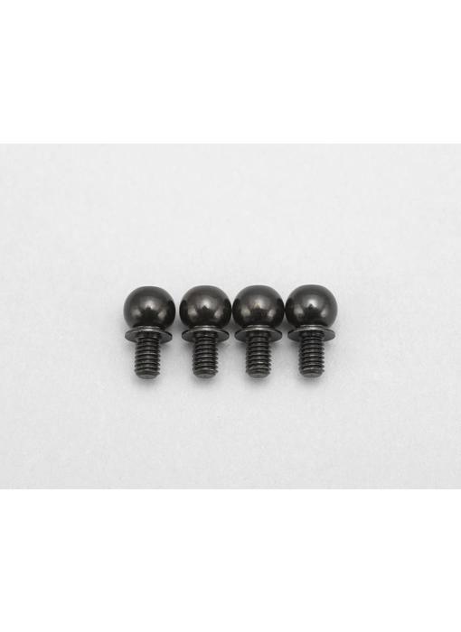 Yokomo King Pin Ball with Button Head with 3mm ISO Thread for Aluminum Steering Knuckle (4pcs) - DISCONTINUED